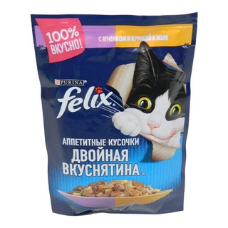 Корм для кошек Феликс лосось-форель75г